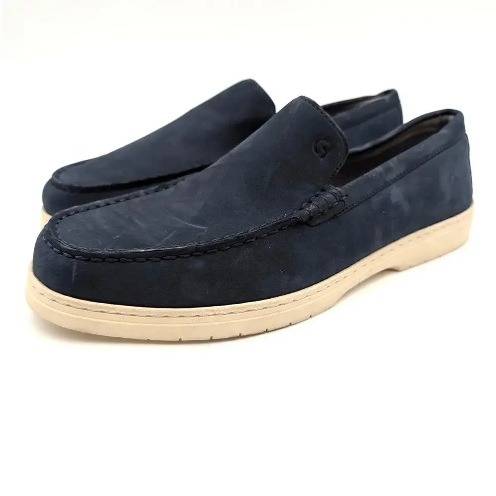 Cole Haan Greenwich Grand Venetian Loafer Shoes Men's Navy Size US10M EU43